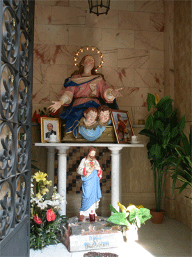 Un autel dans le quartier de la sanità à Naples