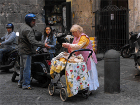 Naples marchandes de pain