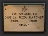 Naples la pizza chez Brandi