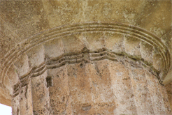 Paestum détail d'un chapiteai
