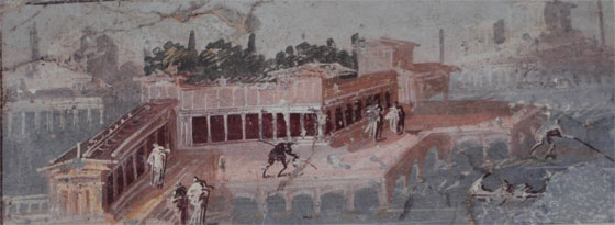 stabie représentation d'une villa romaine